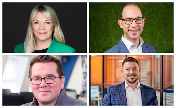 A collage of a group of people Description automatically generated